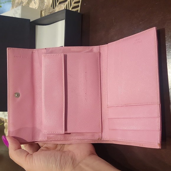 Authentic Prada Tessuto wallet with box - Picture 9 of 13